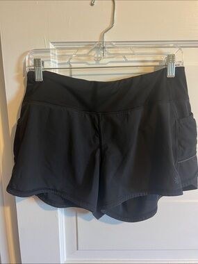 Athleta Black Women’s Running Shorts with Side Pockets